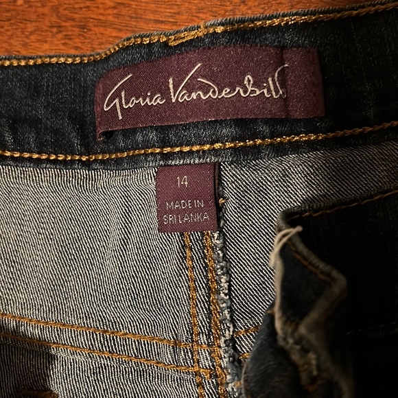 Gloria Vanderbilt Amanda Jeans Sz 14 - Picture 3 of 7